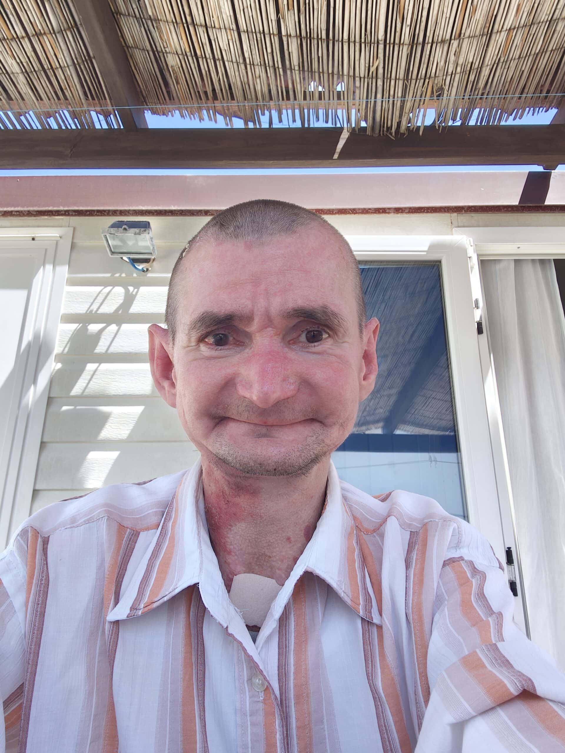 Kristián Hulala na terase